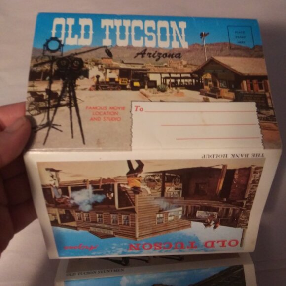 Old Tucson Arizona Souvenir Folder postcards with flaws - Picture 13 of 16
